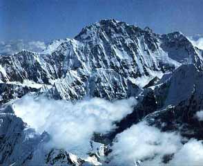 Shishapangma Book - Over the Himalaya - Shishapangma Southwest Face from Airplane